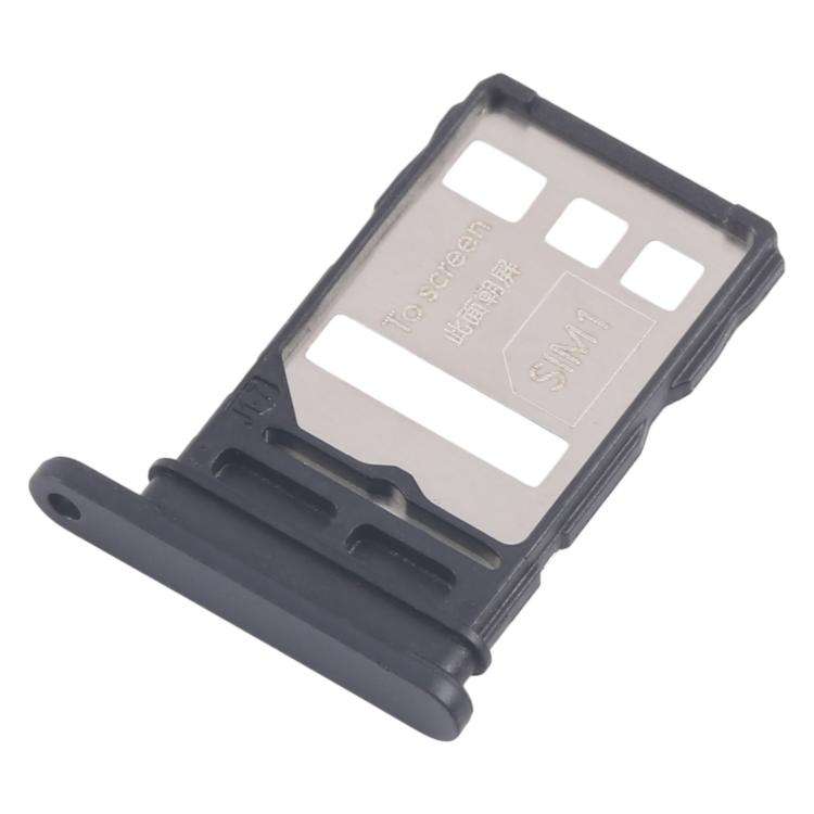 For Honor 60 Pro 10pcs Original SIM Card Tray + SIM Card Tray (Black)
