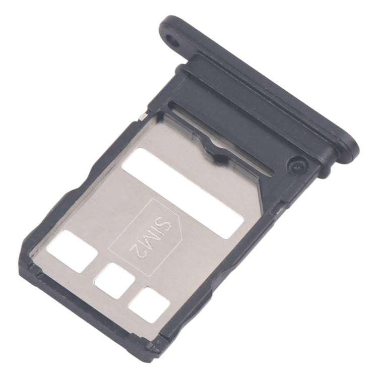 For Honor 60 Pro 10pcs Original SIM Card Tray + SIM Card Tray (Black)
