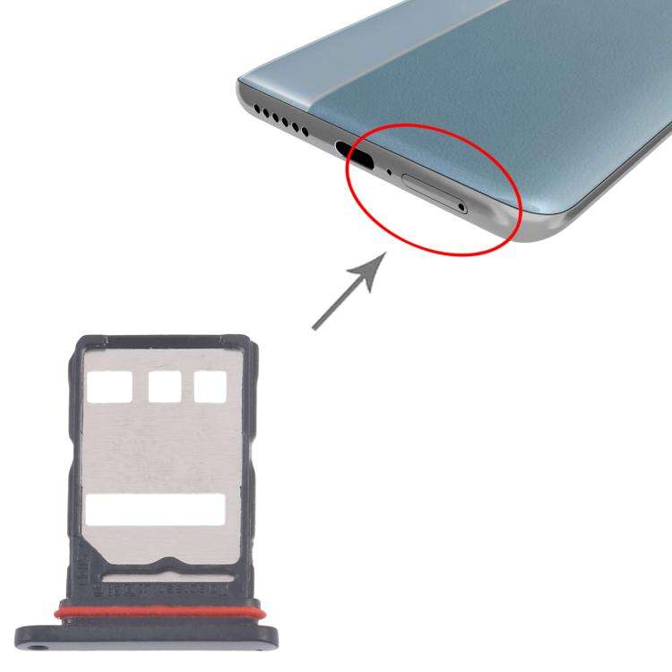 For Honor 100 Pro 10pcs Original SIM Card Tray + SIM Card Tray (Black)