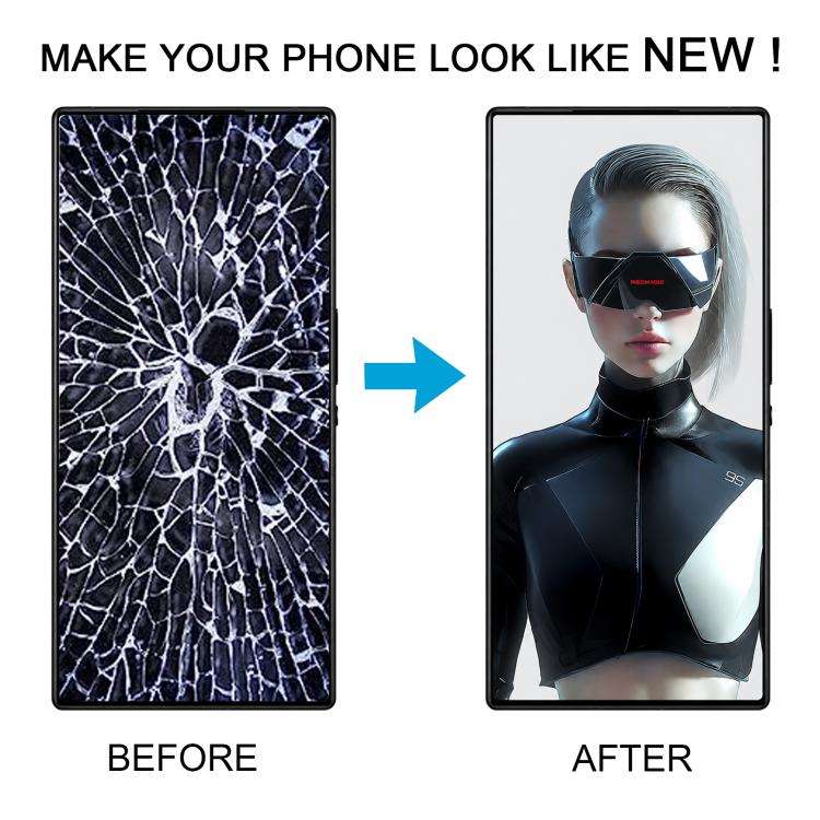 For ZTE nubia RedMagic 9S Pro / RedMagic 9S Pro+ TFT LCD Screen With Digitizer Full Assembly, Not...