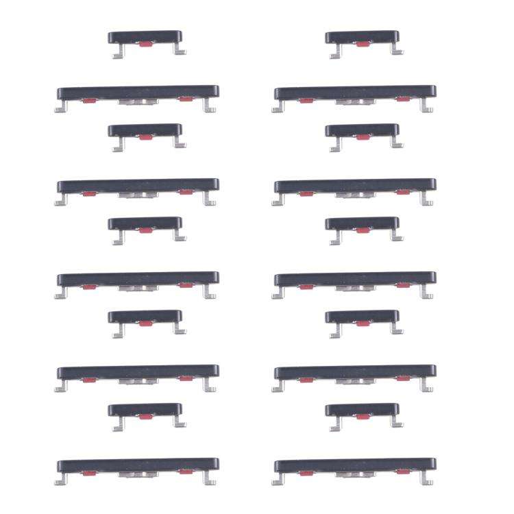 For Huawei nova 10 Pro 10pairs Original Power Button and Volume Control Button (Black)