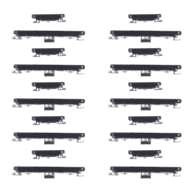 For Huawei Mate 60 Pro+ 10pairs Original Power Button and Volume Control Button (Black)