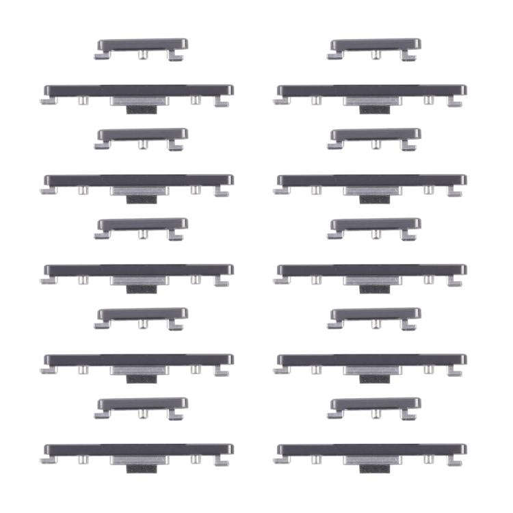 For Huawei P60 Pro 10pairs Original Power Button and Volume Control Button (Black)