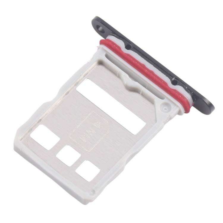 For Huawei Mate 60 Pro 10pcs Original SIM Card Tray + NM Card Tray (Black)
