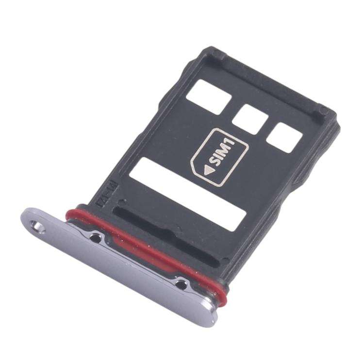 For Huawei P50 Pro 10pcs Original SIM Card Tray + NM Card Tray (Black)