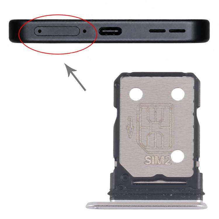 For OnePlus Ace 5 Pro SIM Card Tray + SIM Card Tray (White)