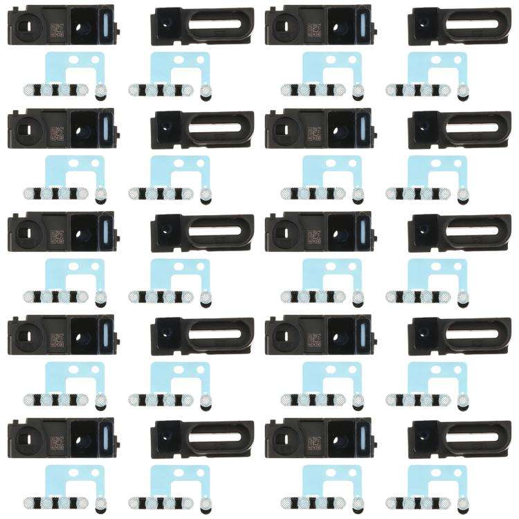 For iPhone 17 Pro 10sets Speaker Ringer Buzzer Dustproof Mesh (White)