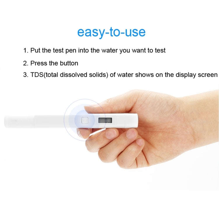 Original Xiaomi Superb Accurate Mini Exquisite Easy-to-use Water Purity Tester Water Quality TDS ...