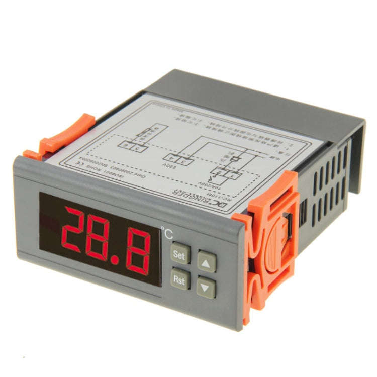 RC-210M Digital LCD Temperature Controller Thermocouple Thermostat Regulator with Sensor Termomet...