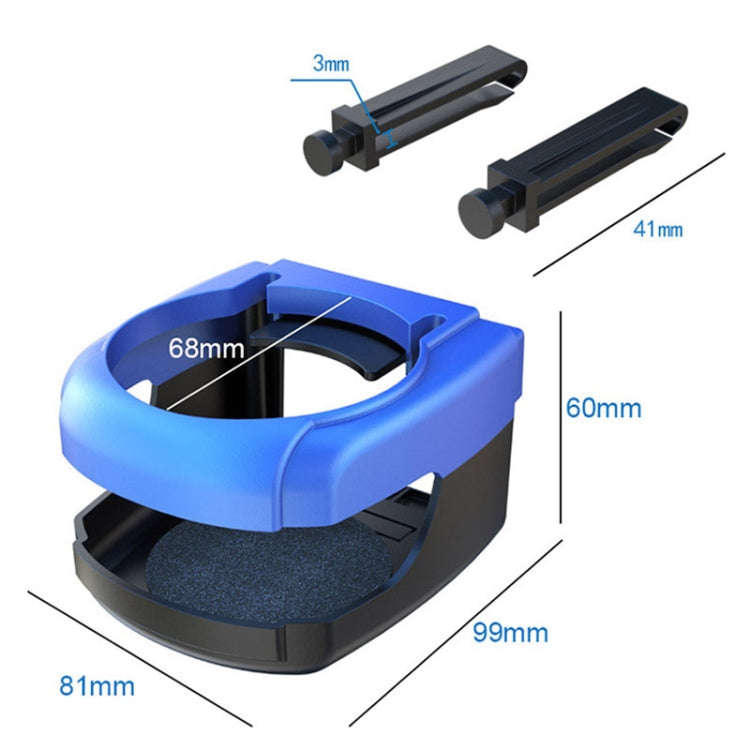 Outlet Car Drink Holder(Blue)