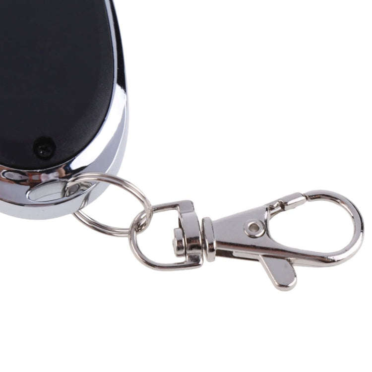 433MHz 12V Metal 4 Keys Duplicator Remote Control (Black + Silver)