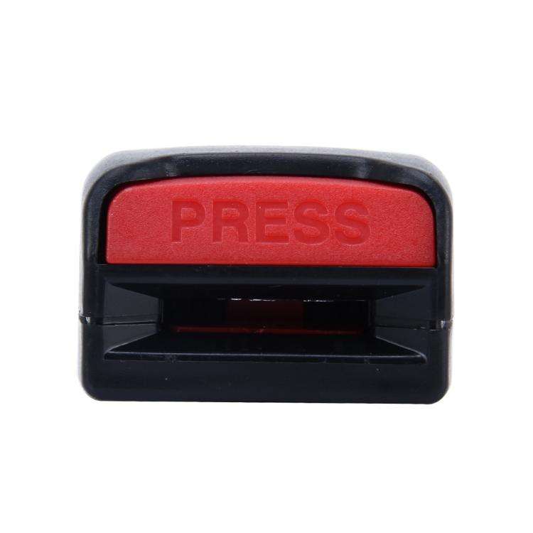 2 PCS Universal Car Seat Belt Extension Buckle(Black)