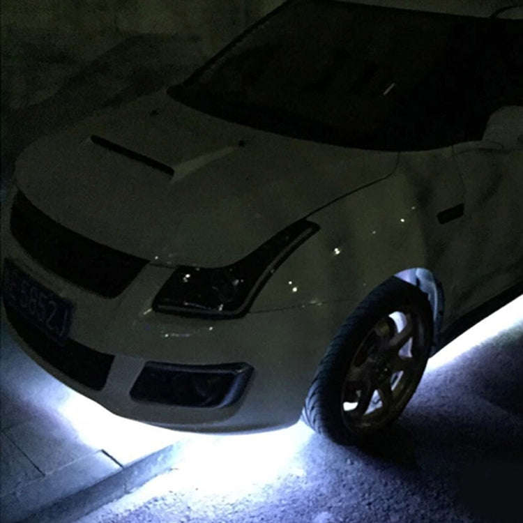 10 PCS 60cm 30 LED Waterproof Flexible Car Strip Light, DC 12V(Purple Light)
