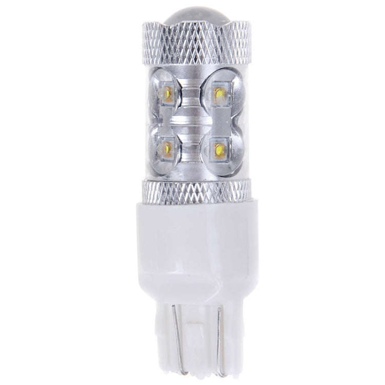 2 PCS 7443 650 Lumen 50W 10-3535-LEDs 6500K White Light Brake Light, DC 12-24V