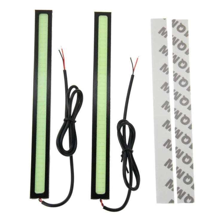 2 PCS 6W*2 DRL LED ICE Blue Light Bar Car Light Source Waterproof Daytime Running Lights, DC 12V