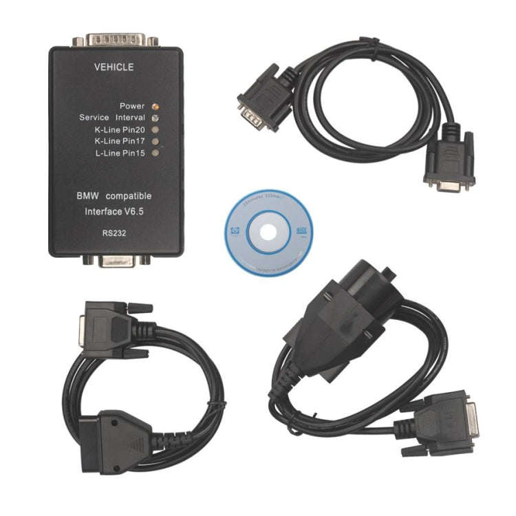 For BMW Carsoft 6.5 OBDII Car Diagnostic Tool(Black)