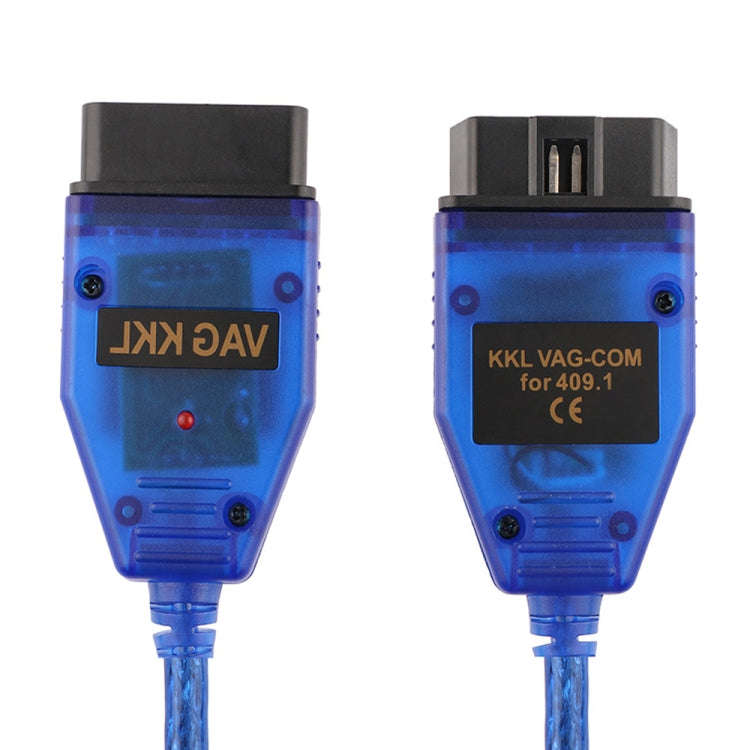 USB Cable KKL VAG-COM Car Auto Scanner Scan Tool for VW/Audi 409.1(Blue)