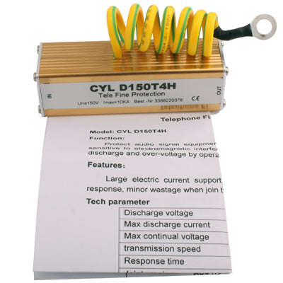 Sensitive Telecom Telephone Audio Signal Device Surge Protector Arrester