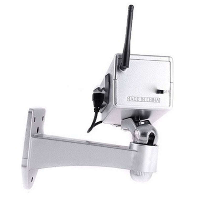 Fake Dummy Wireless Surveillance IR LED Security Camera with 45 Rotation(Silver)