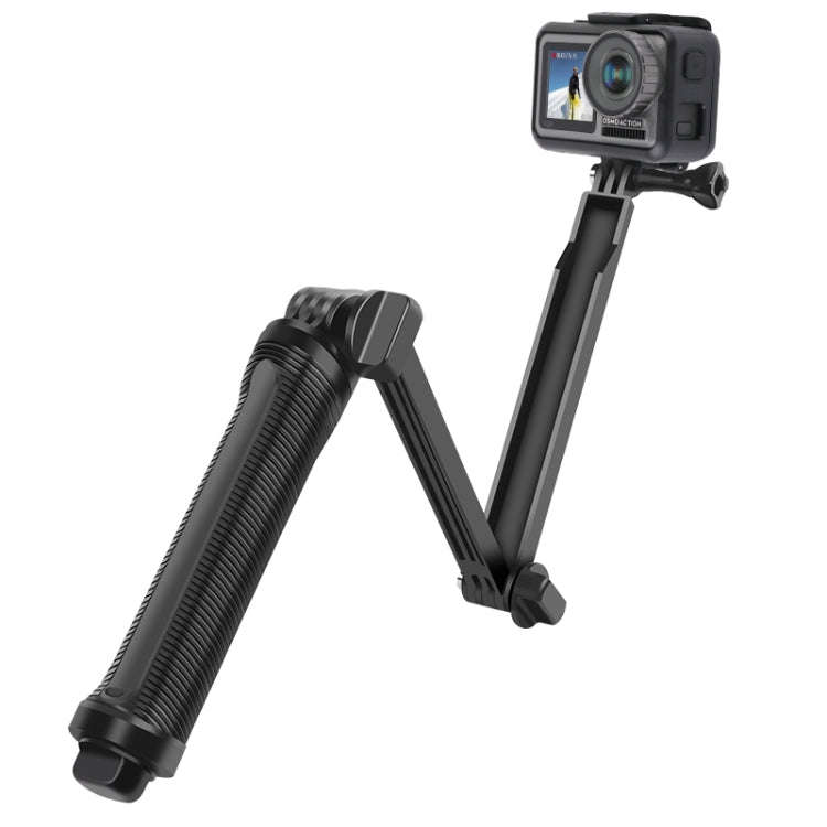 3-Way Monopod + Tripod + Grip Super Portable Magic Mount Selfie Stick for GoPro, Insta360, DJI an...