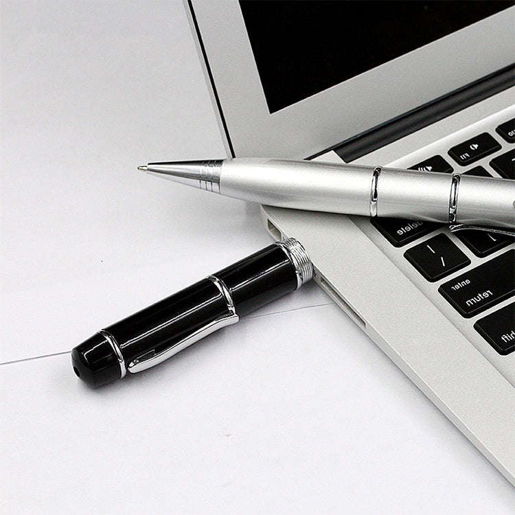 3 in 1 Laser Pen Style USB Flash Disk, Silver (4GB)(Silver)