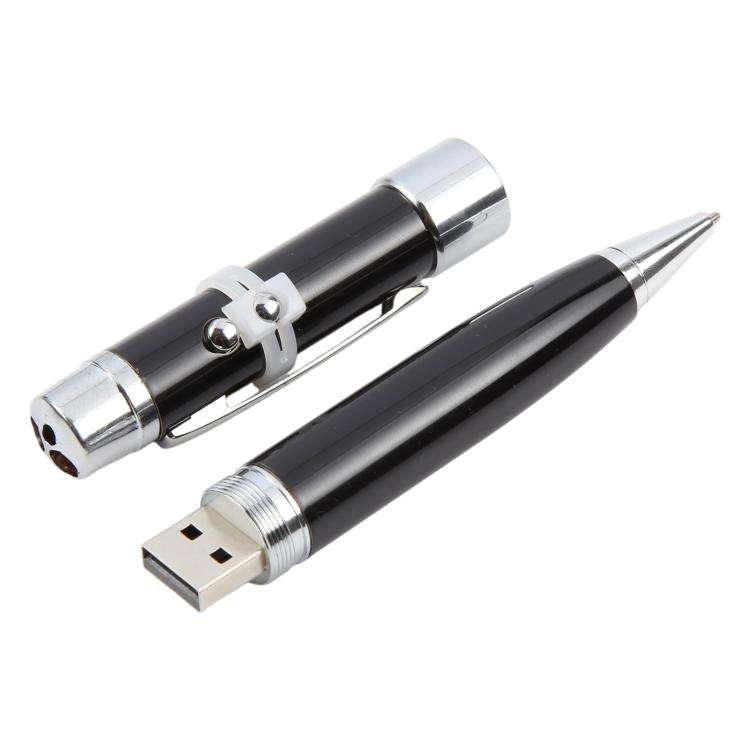 3 in 1 Laser Pen Style USB Flash Disk, Black (2GB)