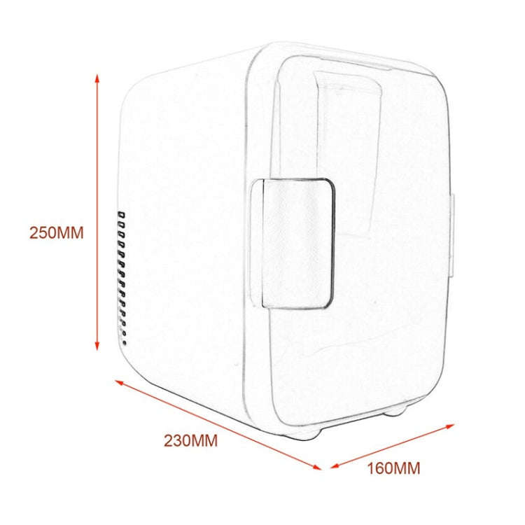 4L Car Refrigerator Electric Cooler / Warmer