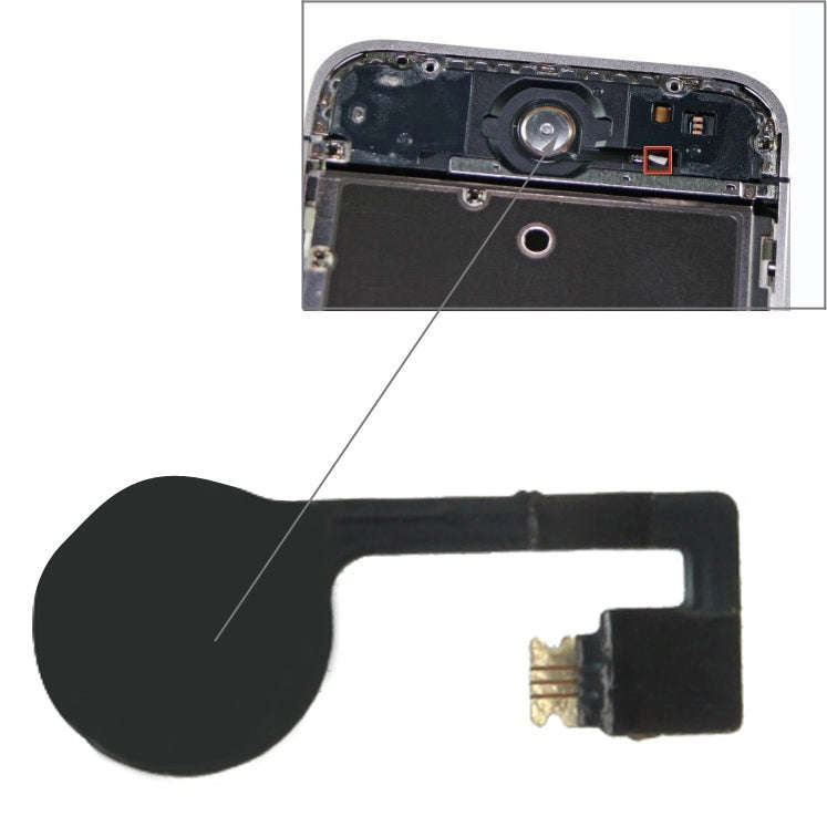 Home Key Button PCB Membrane Flex Cable for iPhone 4S