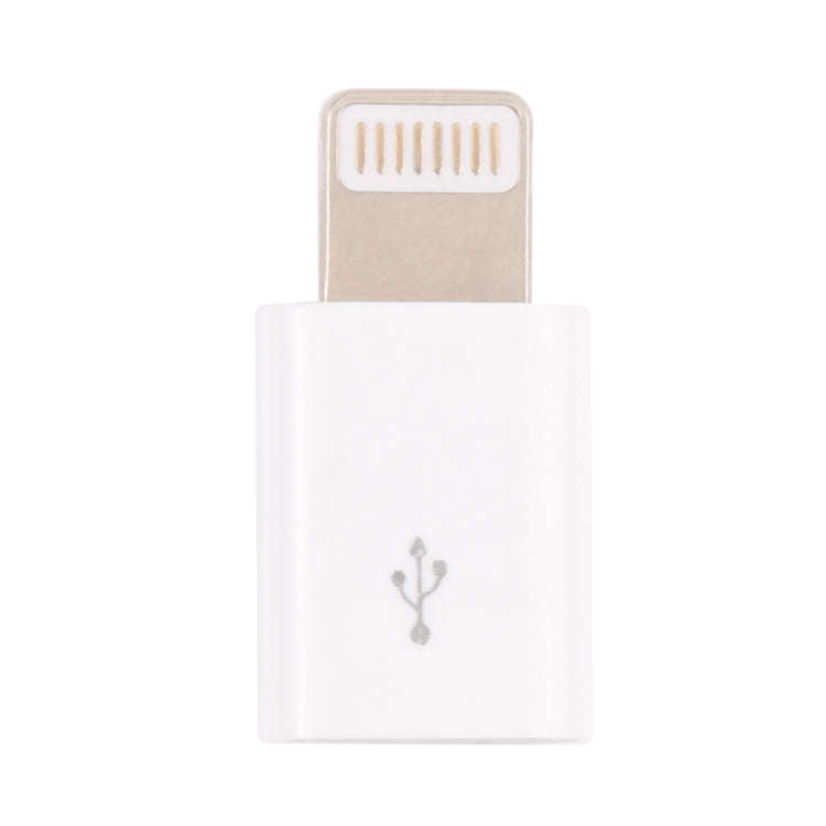 Micro USB Female to 8 Pin Male Mini Adapter(White)
