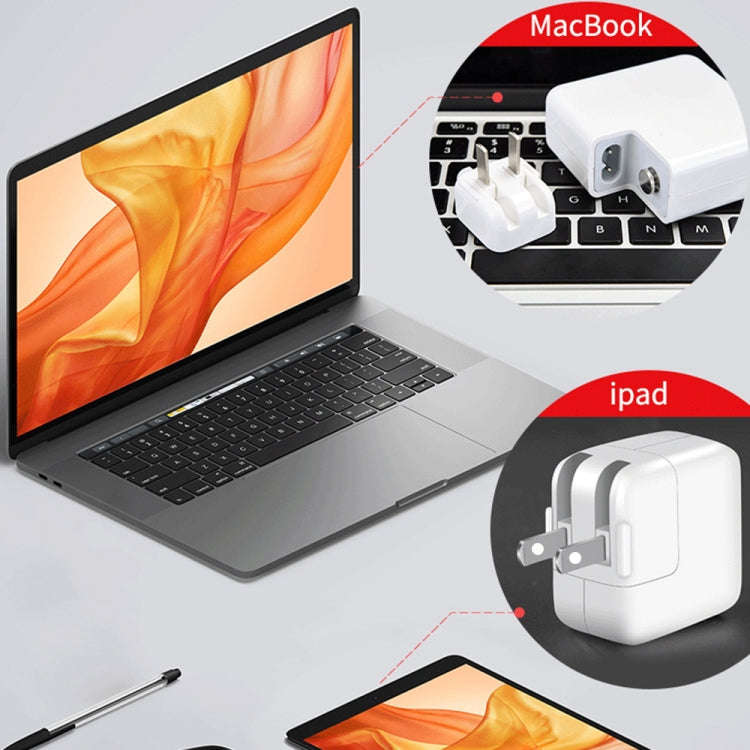 Travel Power Adapter Charger, EU Plug(White)