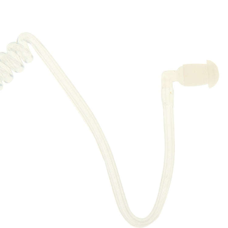 Throat control Transceiver Earpiece Headset for Walkie Talkies, 3.5mm + 2.5mm Plug(Black)
