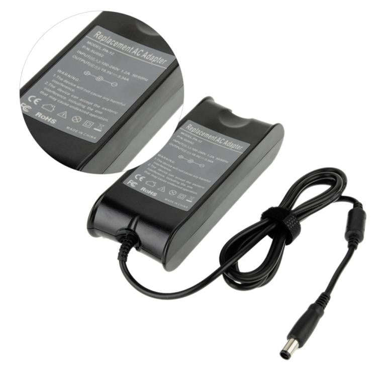 AC 19.5V 3.34A Power Adapter for Dell Laptop, Output Tips: 7.4mm x 5.0mm(Black)