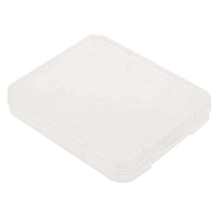 100Pcs Transparent Plastic Storage Card Box for Compact Flash Card / CF Card(Transparent)