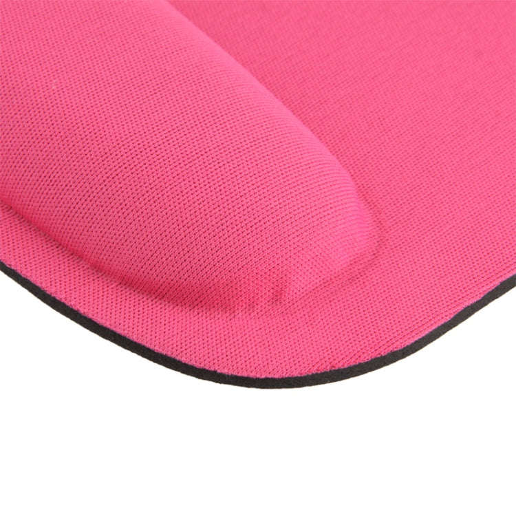Cloth Gel Wrist Rest Mouse Pad(Magenta)