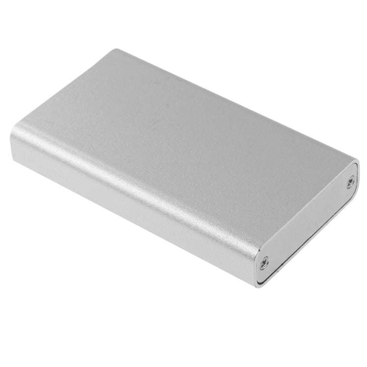 6gb/s mSATA Solid State Disk SSD to USB 3.0 Hard Disk Case(Silver)