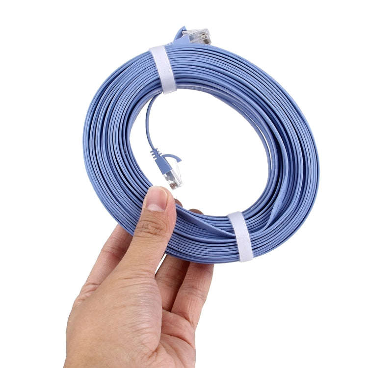 CAT6 Ultra-thin Flat Ethernet Network LAN Cable, Length: 30m(Blue)