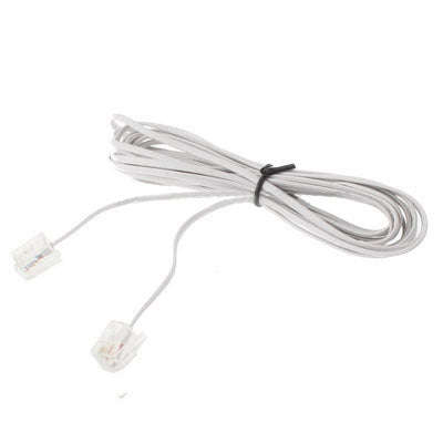 4 Core RJ11 to RJ11 Telephone cable, Length: 5m