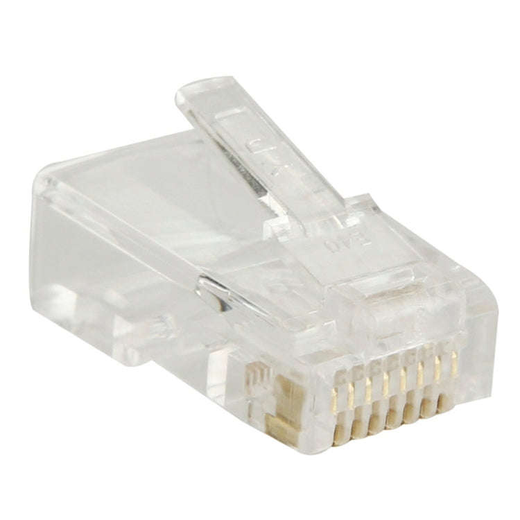 100pcs /Pack RJ45 Connector Modular Plug, Gold: 3u