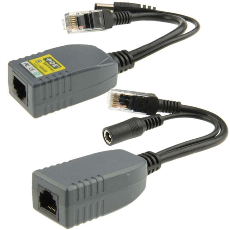 2 PCS 904, 4 Cores Power Over Ethernet Passive POE Splitter Injector Adapter Cable Kit for IP Cam...