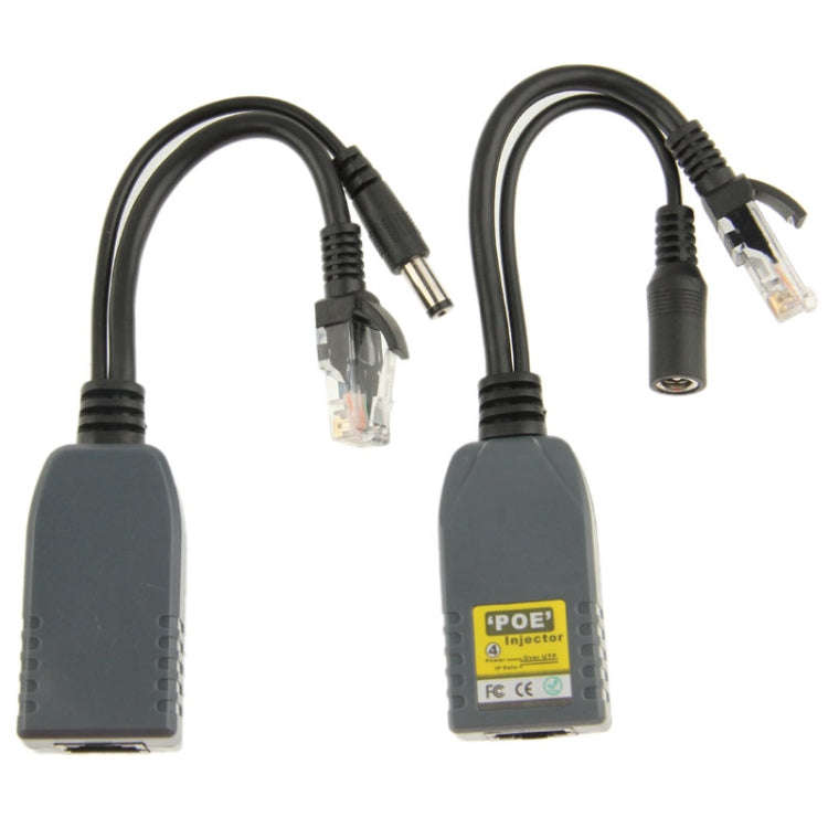 2 PCS 904, 4 Cores Power Over Ethernet Passive POE Splitter Injector Adapter Cable Kit for IP Cam...