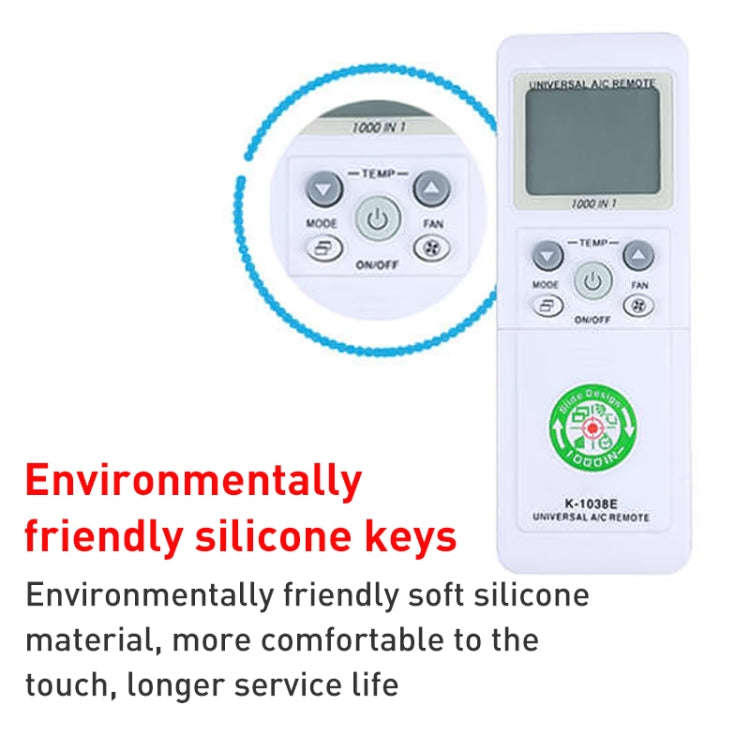Chunghop Universal A/C Remote Control (K-1038E)