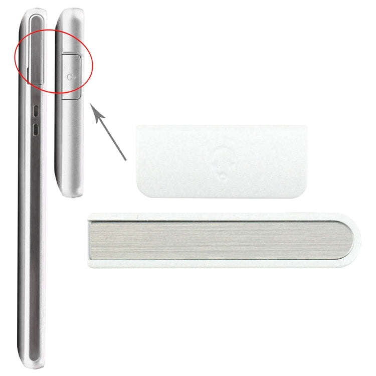 Earphone Button & Volume Button  for Sony Xperia ZR / M36h(Silver)