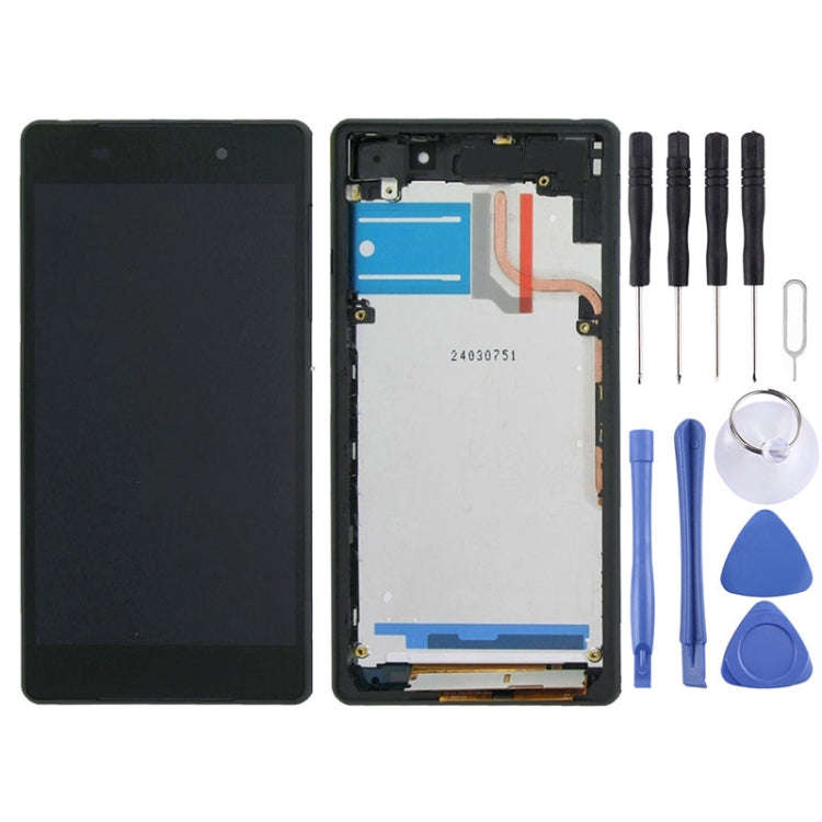 LCD Display + Touch Panel with Frame  for Sony Xperia Z2 / D6502 / D6503 / D6543 (3G Versioin)(Bl...