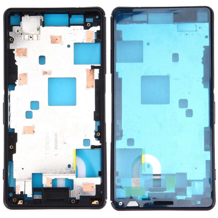Front Housing LCD Frame Bezel Plate for Sony Xperia Z3 Compact / D5803 / D5833(Black)