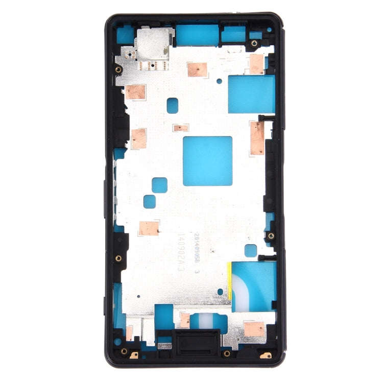 Front Housing LCD Frame Bezel Plate for Sony Xperia Z3 Compact / D5803 / D5833(Black)