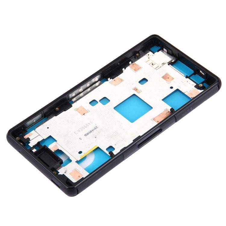 Front Housing LCD Frame Bezel Plate for Sony Xperia Z3 Compact / D5803 / D5833(Black)