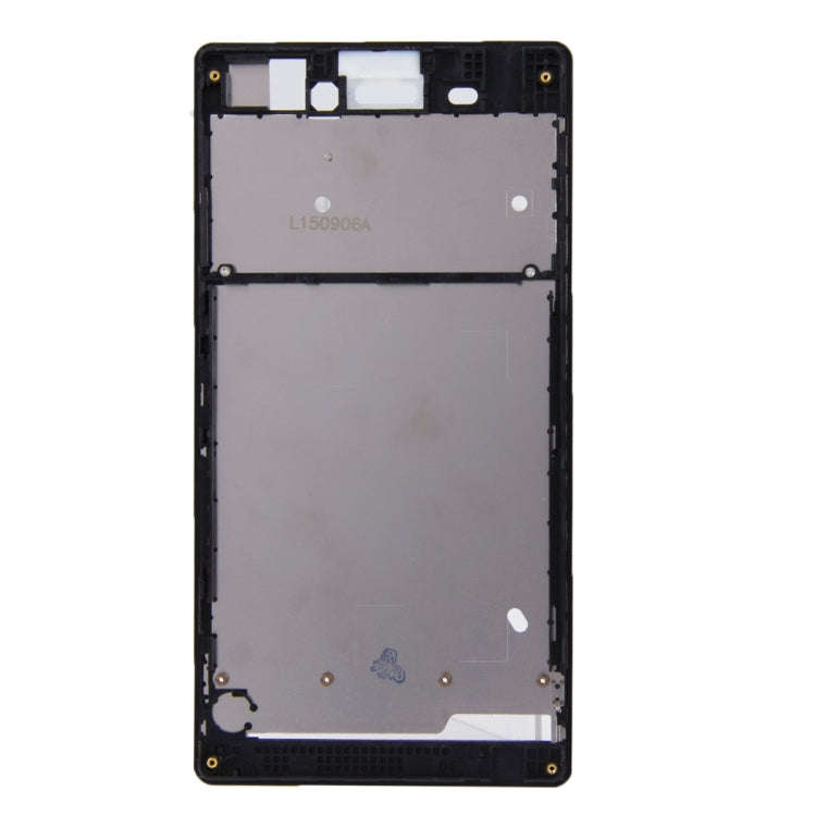 Front Housing  with Adhesive Sticker for Sony Xperia T3(Black)