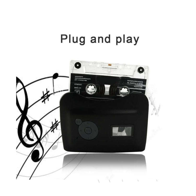 Ezcap 230 Cassette Tape to MP3 Converter Capture Audio Music Player(Black)