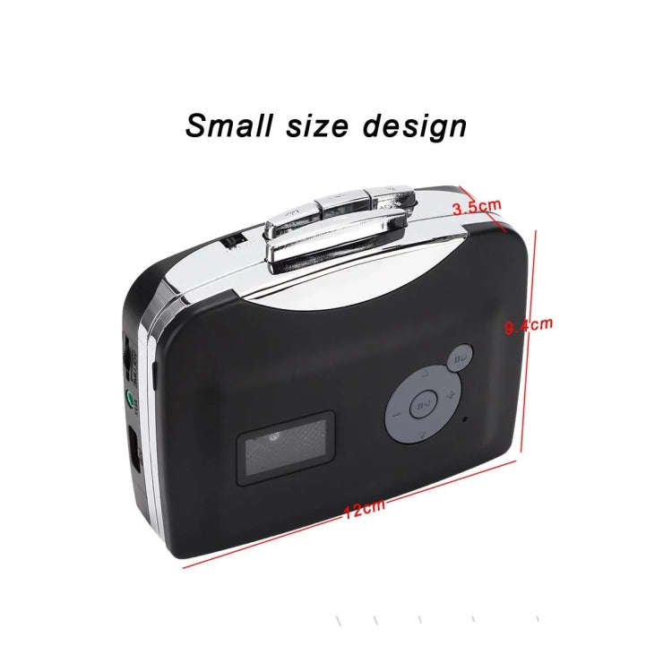 Ezcap 230 Cassette Tape to MP3 Converter Capture Audio Music Player(Black)