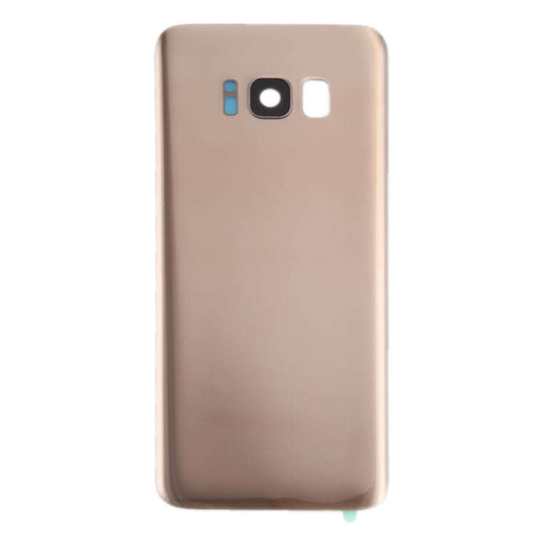 For Galaxy S8 / G950 Battery Back Cover with Camera Lens Cover & Adhesive (Gold)